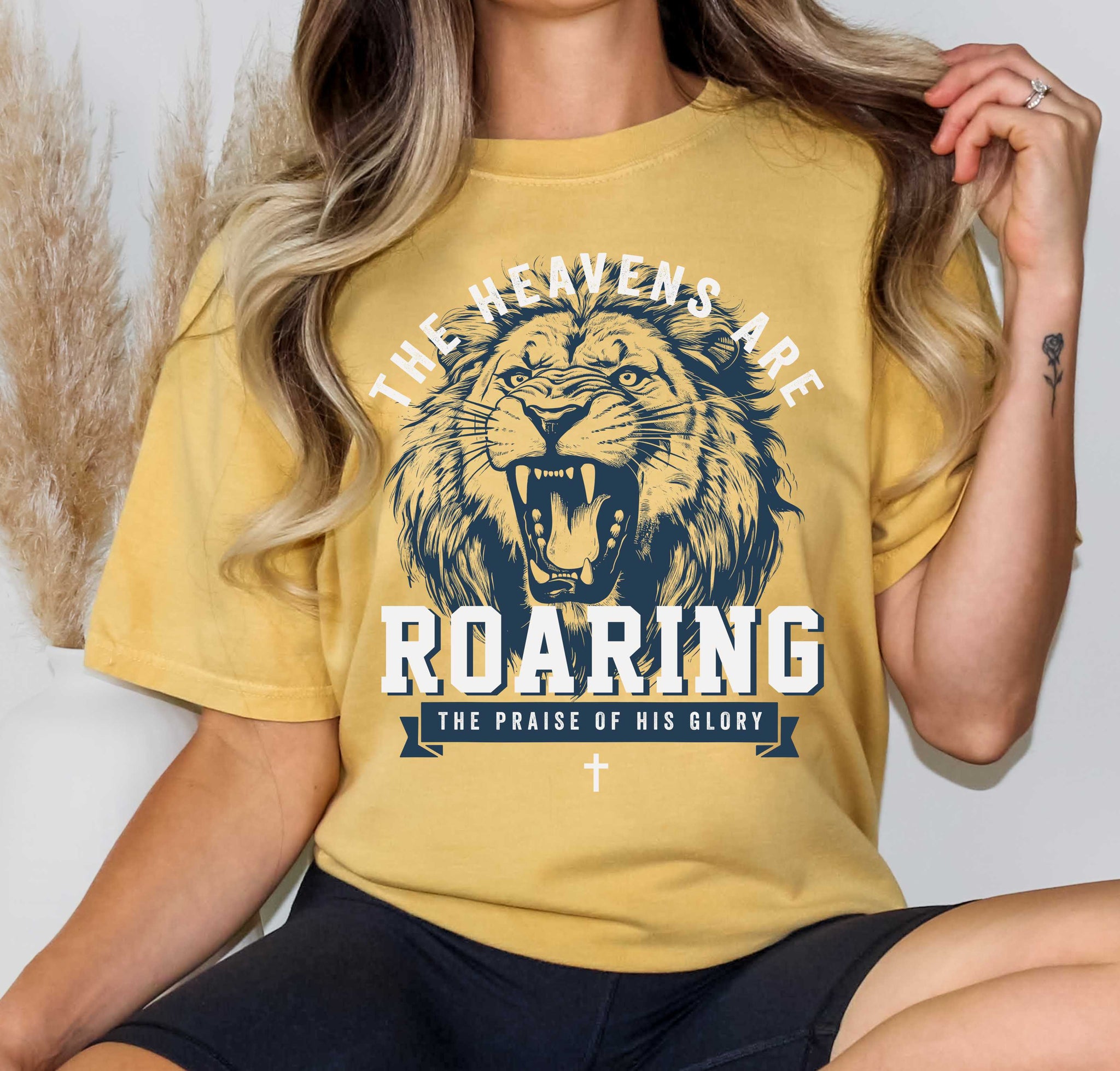 0437 The Heavens are Roaring Comfort Color Tee