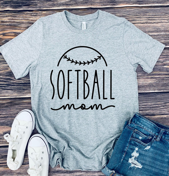 114 Softball Mom Tee