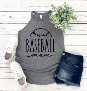 455 Baseball Mom Rocker Tank