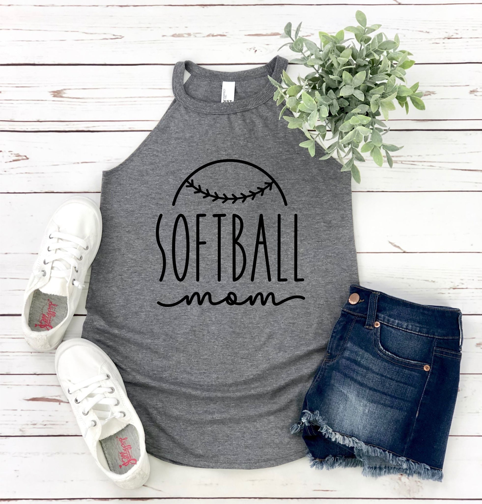 144 Softball Mom Rocker Tank
