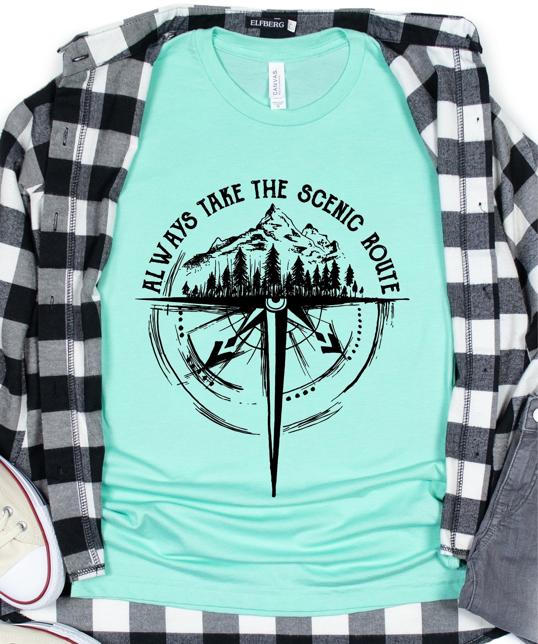 190 Always Take The Scenic Route Tee