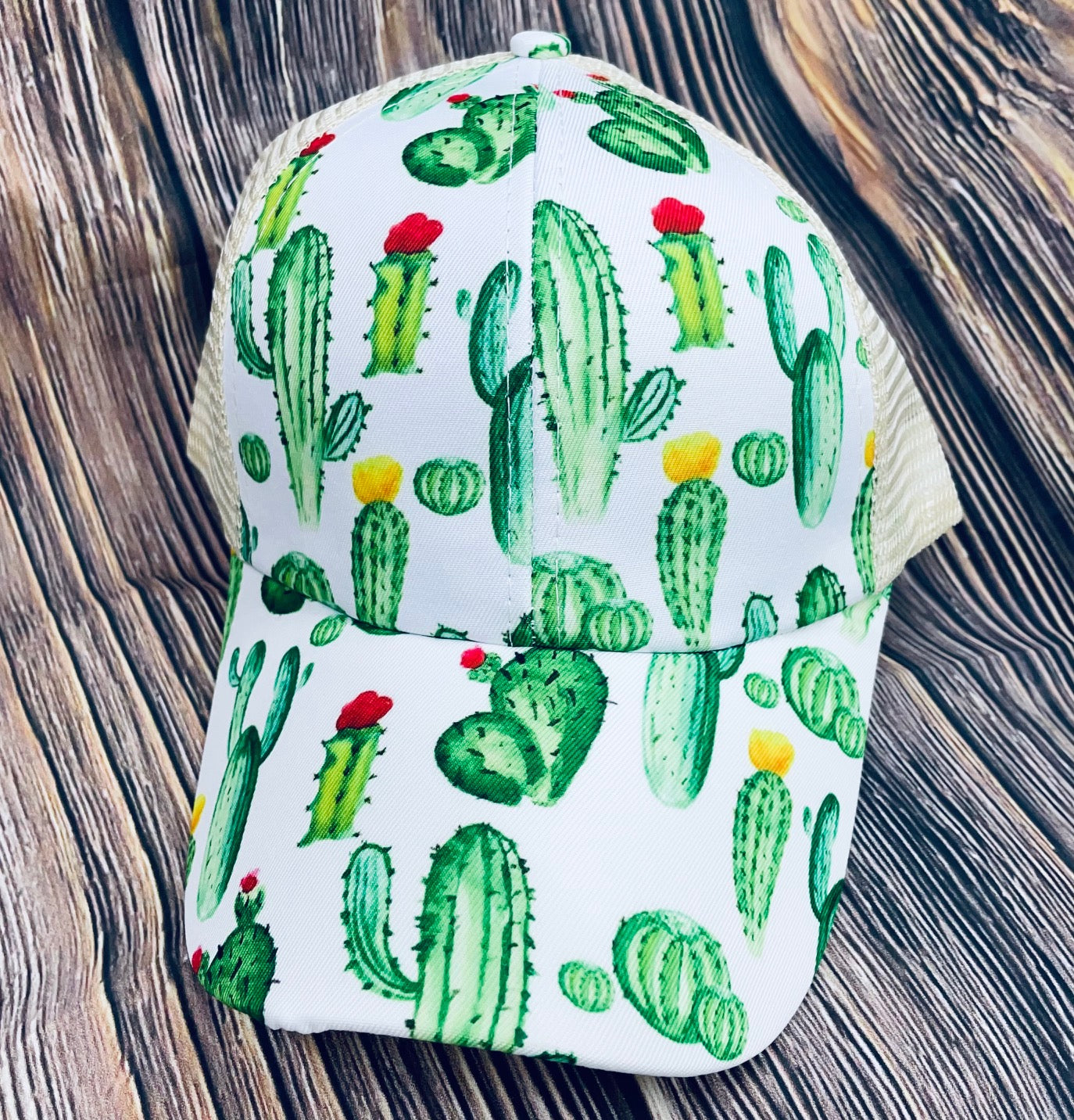 Cactus Criss Cross Hat