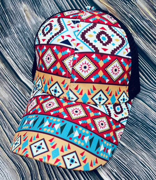 Aztec Criss Cross Hat